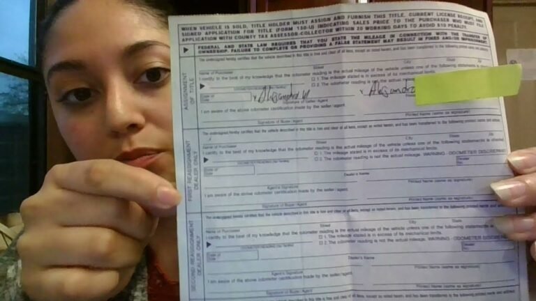 How to Transfer a Car Title in Texas