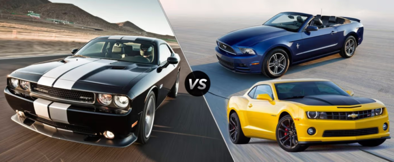 Mustang vs Camaro vs Challenger